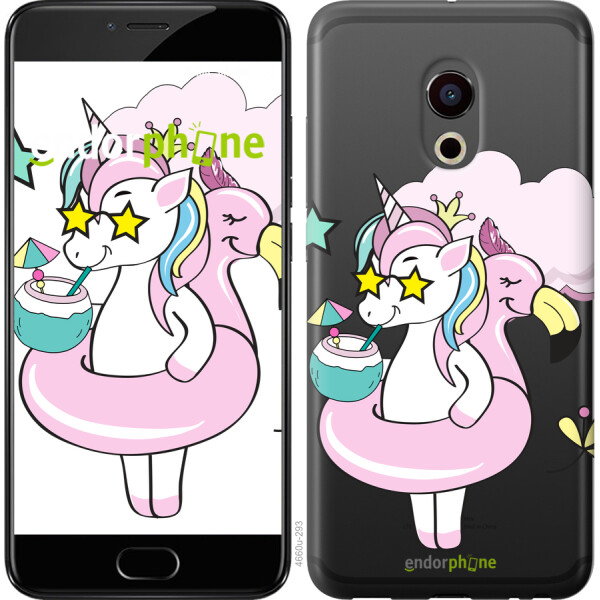 

Чехол на Meizu Pro 6 Crown Unicorn 4660t-293, 2D пластик