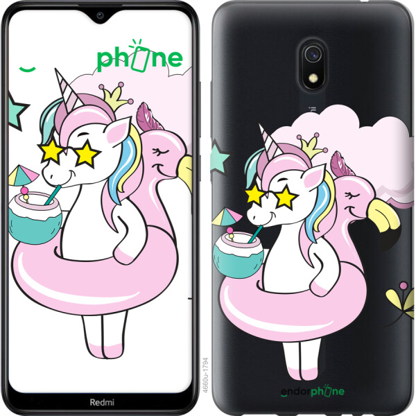 

Чехол на Xiaomi Redmi 8A Crown Unicorn 4660u-1794, Силикон