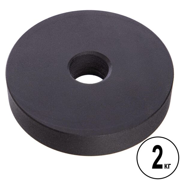 

Блины (диски) стальные d-30мм TA-2520-2 2кг (сталь окрашенная, черный)