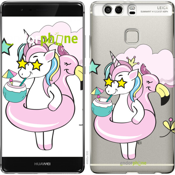 

Чехол на Huawei P9 Plus Crown Unicorn 4660u-300, Силикон