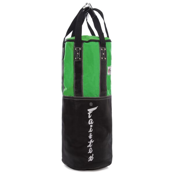 

Чехол боксерского мешка Цилиндрический PU (без наполнителя) h-80см FAIRTEX HB3 (наполнитель-ветошь, d-40см, цвета в ассортименте)