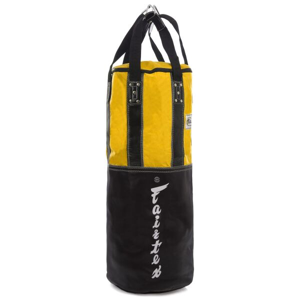 

Чехол боксерского мешка Цилиндрический PU (без наполнителя) h-80см FAIRTEX HB3 (наполнитель-ветошь, d-40см, цвета в ассортименте)