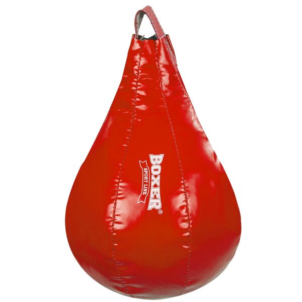 

Груша набивная Каплевидная подвесная BOXER 1014-01 Капля большая (ткань ПВХ 0,7мм, наполн.-ветошь х/б, красный, синий)