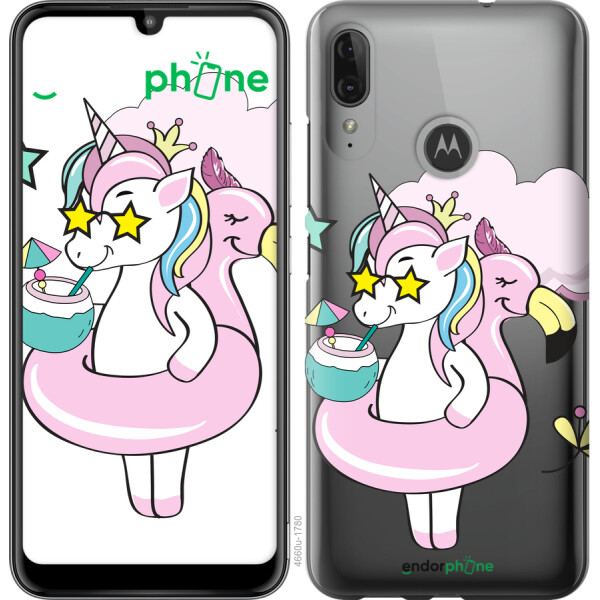 

Чехол на Motorola Moto E6 Plus Crown Unicorn 4660u-1780