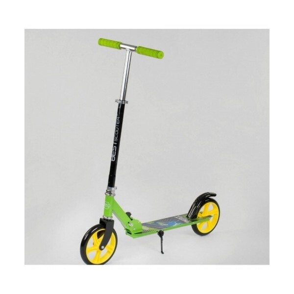 

Двухколесный складной самокат Best Scooter 53396 Салатовый, колеса PU 20см (MW721-2)
