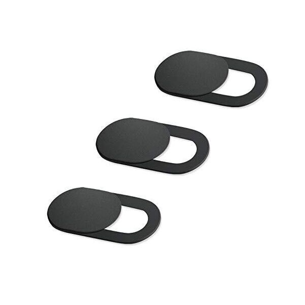 

Шторка для веб-камеры Anonimaizer защитная для камеры смартфона / Планшета / Ноутбуку 3 шт Чёрная