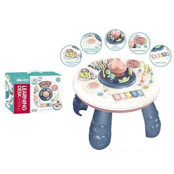 

Игровой центр 648 A-61 (8/2) свет, звук, мелодии, фразы на английском языке, на батарейках, в коробке