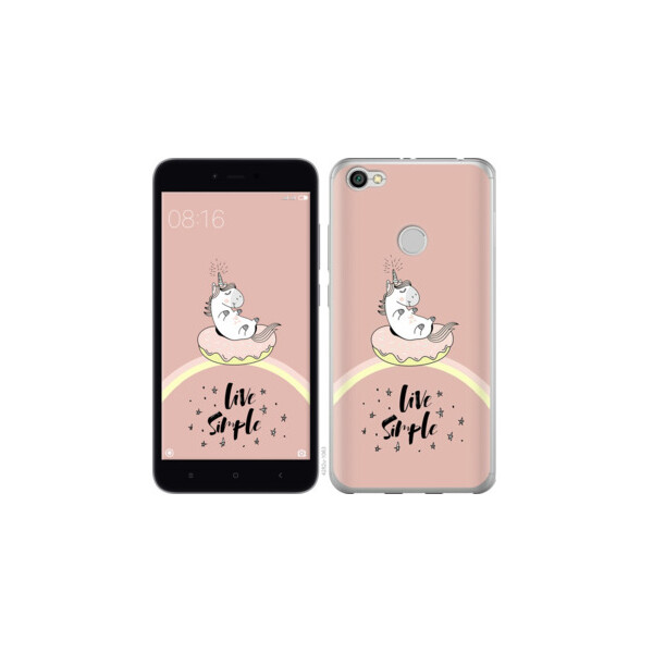 

Чехол на Xiaomi Redmi Note 5A Prime Единорожка в пончике 4282u-1063, Силикон