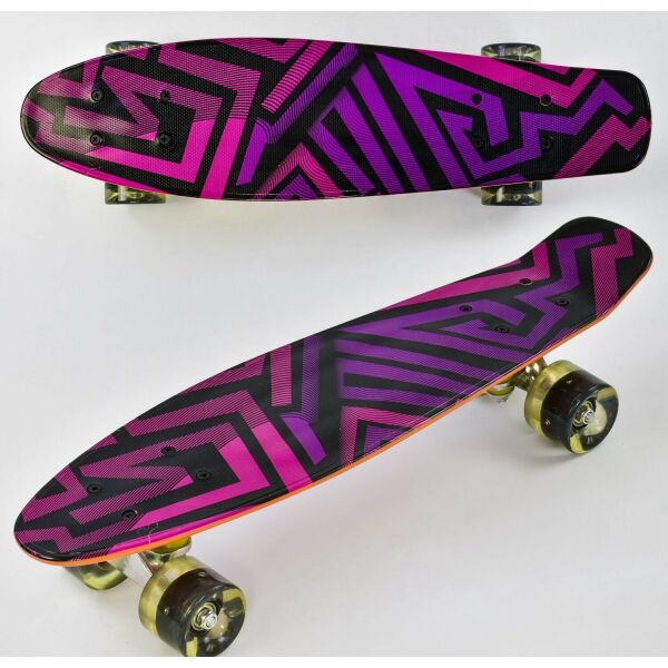 

Скейт детский пенни борд Best Board F 5490 колёса PU светятся 22 дюйма с рисунком Фиолетовый ((IG74546)