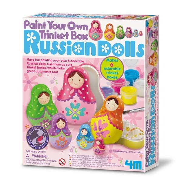 

Набор для творчества Шкатулки-матрешки, 4M (00-04617)