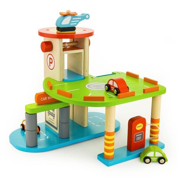 

Деревянный игровой набор Паркинг, 3 уровня, Viga Toys 59963