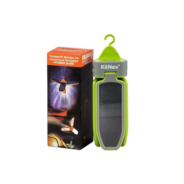 

Фонарь на солнечных батареях kilnex “лепестки”+ powerbank 2600 маh (Ip 40)