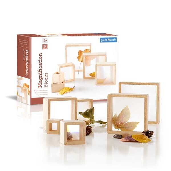 

Набор блоков Natural Play Лупа, 10 шт., Guidecraft G3018