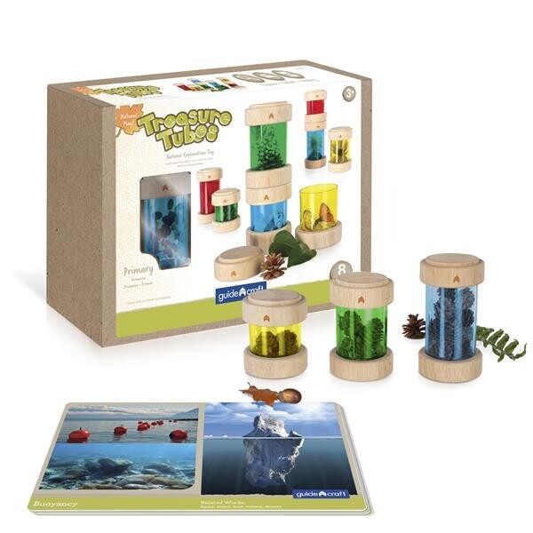 

Набор Natural Play Сокровища в баночках, разноцветный, Guidecraft G3087