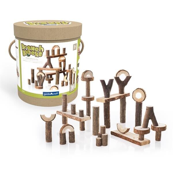 

Набор блоков Natural Play Палки и бруски, 36 шт., Guidecraft G6770