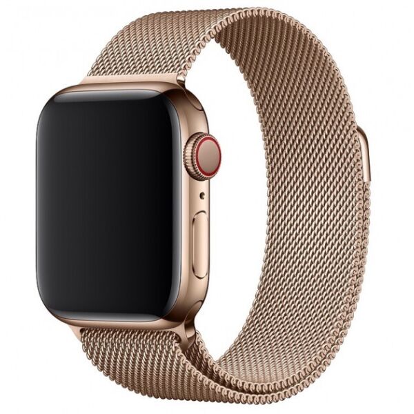 

Металлический ремешок Milanese для Apple Watch 38/40/42/44 мм Gold (HbP050594)