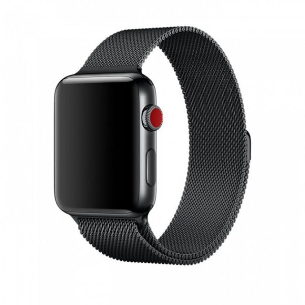 

Металлический ремешок Milanese для Apple Watch 38/40/42/44 мм Black (HbP050595)