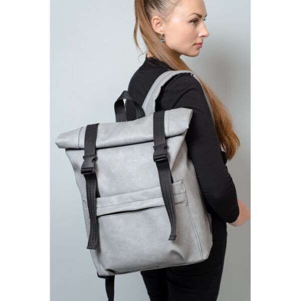 

Рюкзак ролл Sambag RollTop серый нубук