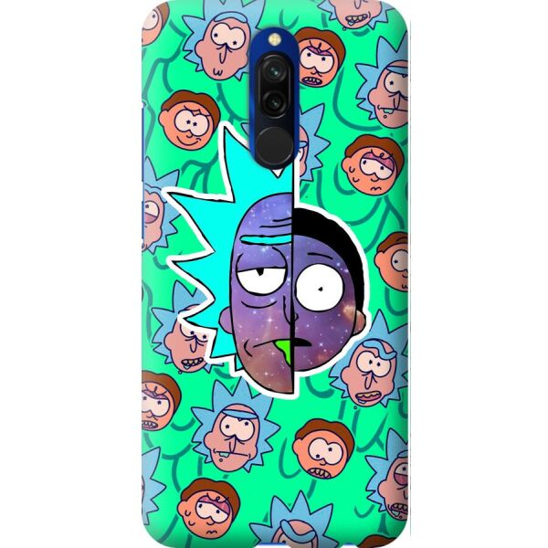 

Силиконовый чехол бампер FTS для Xiaomi Redmi 8 с рисунком Рик и Морти Галактика