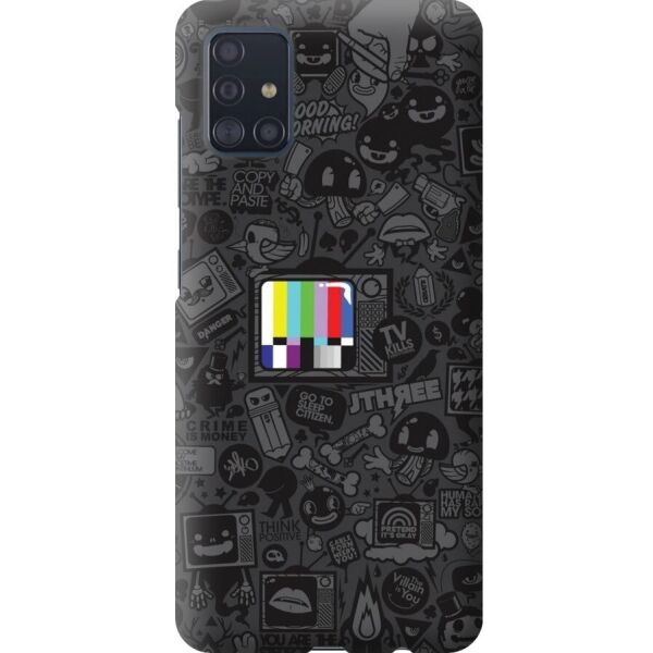 

Чехол силиконовый бампер FTS на Samsung Galaxy A51 2019 A515 c рисунком TV текстура