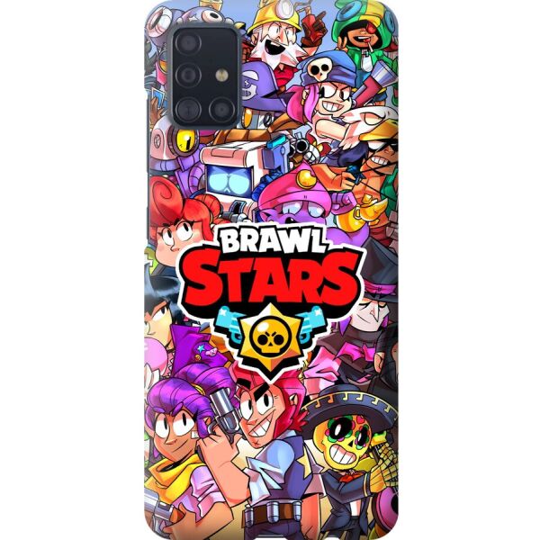 

Чехол силиконовый бампер FTS на Samsung Galaxy A51 2019 A515 c рисунком Brawl Stars All Stars