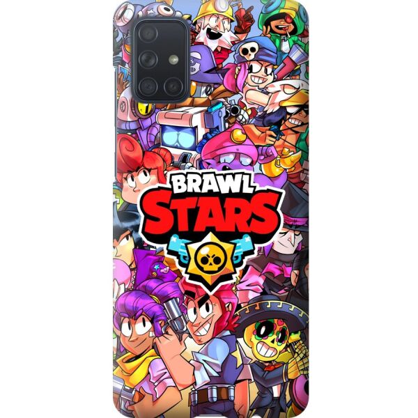 

Чехол силиконовый бампер FTS на Samsung Galaxy A71 2019 A715 c Рисунком Brawl Stars All Stars