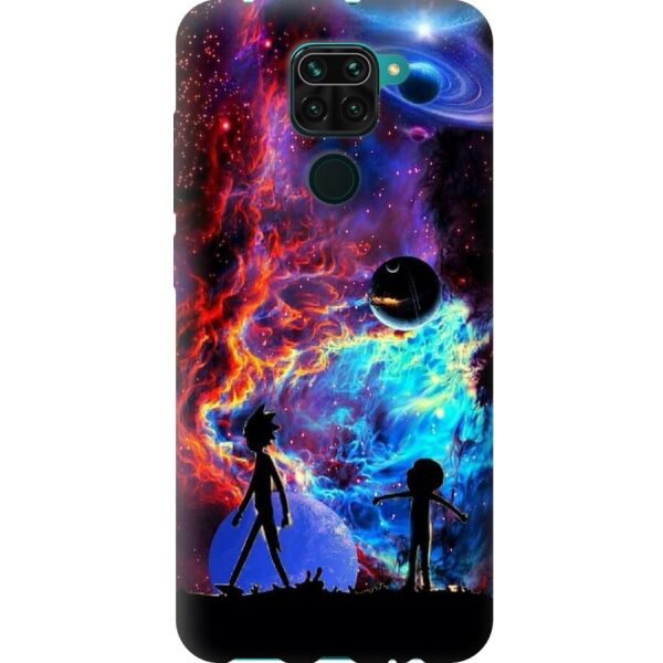 

Чехол силиконовый бампер FTS на Xiaomi Redmi Note 9 с рисунком Рик и Морти Космос