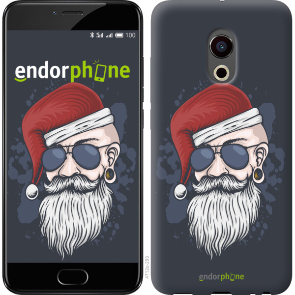 

Чехол на Meizu Pro 6 Christmas Man 4712t-293, 2D пластик