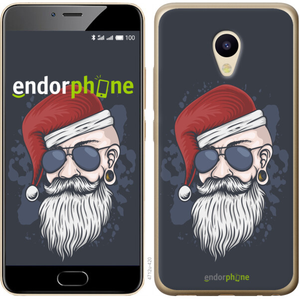 

Чехол на Meizu M5 Christmas Man 4712u-420, Силикон