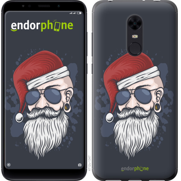 

Чехол на Xiaomi Redmi 5 Plus Christmas Man 4712m-1347, Пластик матовый