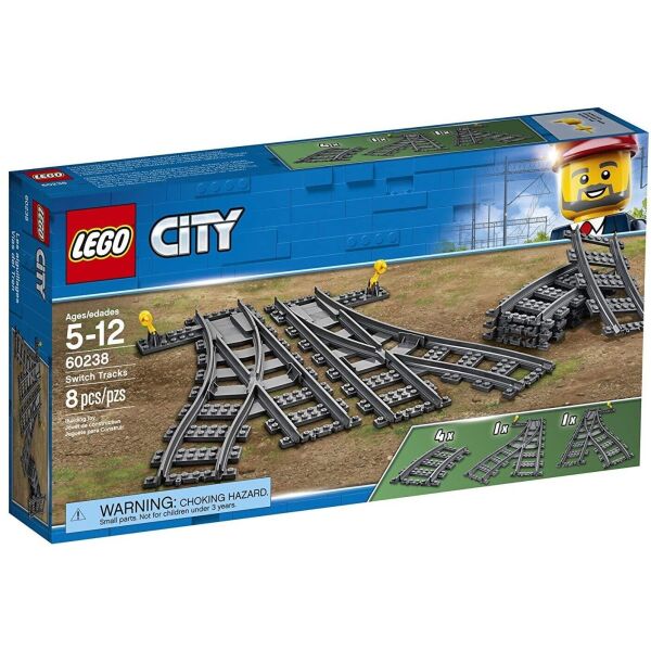 

LEGO Конструктор City Железнодорожные стрелки 60238