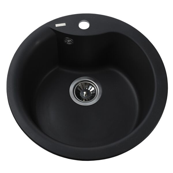 

Гранитная мойка Globus Lux ORTA черный 485