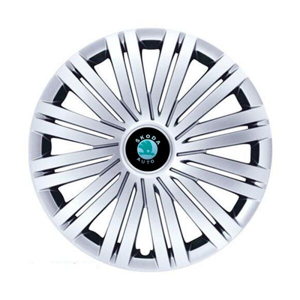 

Автомобильные колпаки SKS 100 R13 4 шт Серебристые (с логотипом Skoda)