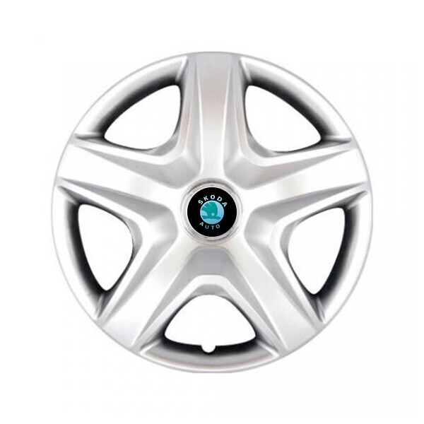 

Автомобильные колпаки SKS 101 R13 4 шт Серебристые (с логотипом Skoda)