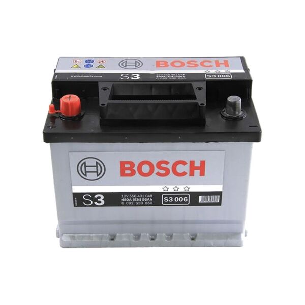 Автомобильный аккумулятор Bosch 56Аh (+/-) S3006 (480EN) (0092S30060)