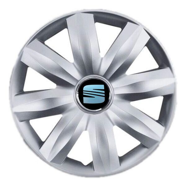 

Автомобильные колпаки SKS 221 R14 4 шт Серебристые (с логотипом Seat)