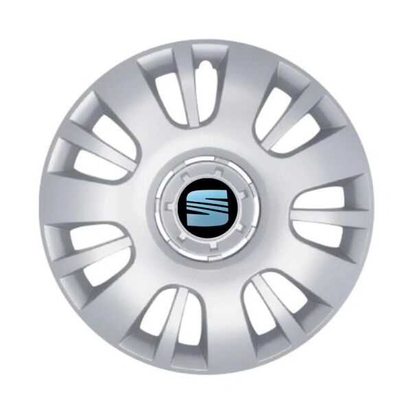 

Автомобильные колпаки SKS 222 R14 4 шт Серебристые (с логотипом Seat)