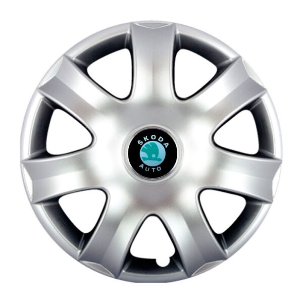 

Автомобильные колпаки SKS 223 R14 4 шт Серебристые (с логотипом Skoda)