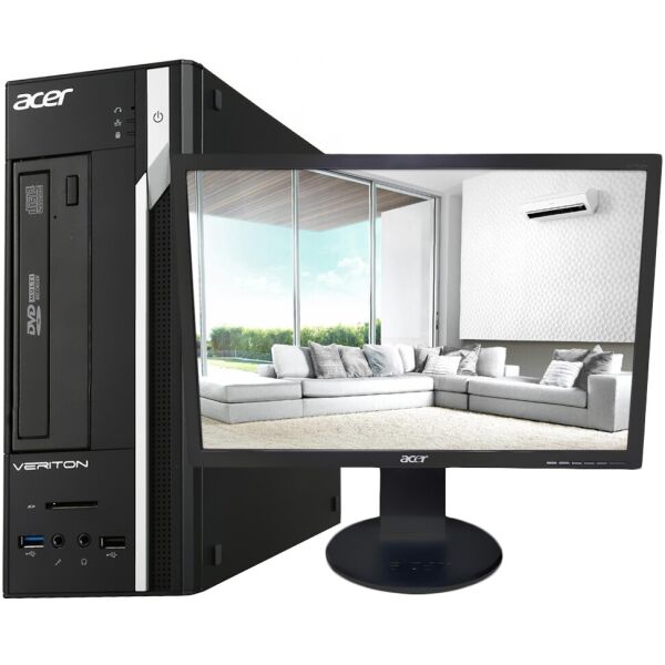 

Комплект Компьютер Acer Veriton X2631G SFF (G1840/8/120SSD) + Монитор 19" Acer B193W "Refurbished"