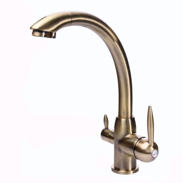 

Смеситель для кухни под осмос Globus Lux GLLR-0777-9-BRONZE
