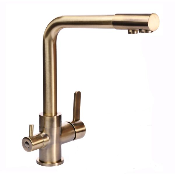 

Смеситель для кухни под осмос Globus Lux GLLR-0444-9-BRONZE