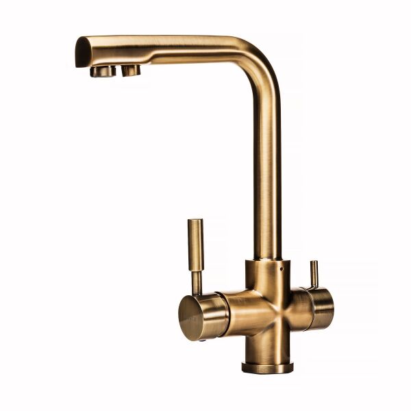 

Смеситель для кухни под осмос Globus Lux GLLR-0888-BRONZE