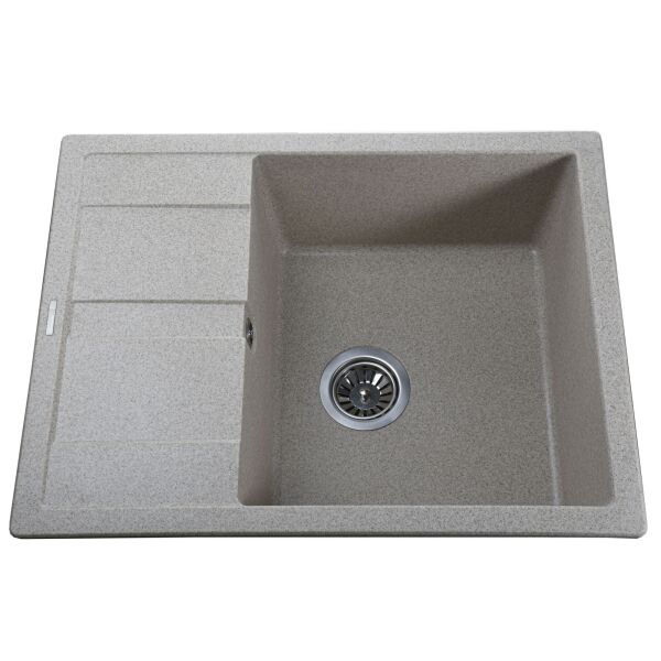

Гранитная мойка Globus Lux ONE миндаль 650х500