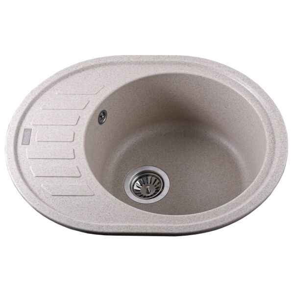 

Гранитная мойка Globus Lux ARNO песчаный 620х500