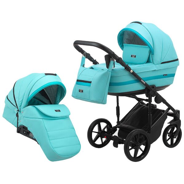 

Коляска 2 в 1 Adamex Rimini ECO кожа 100% RI-232 625250