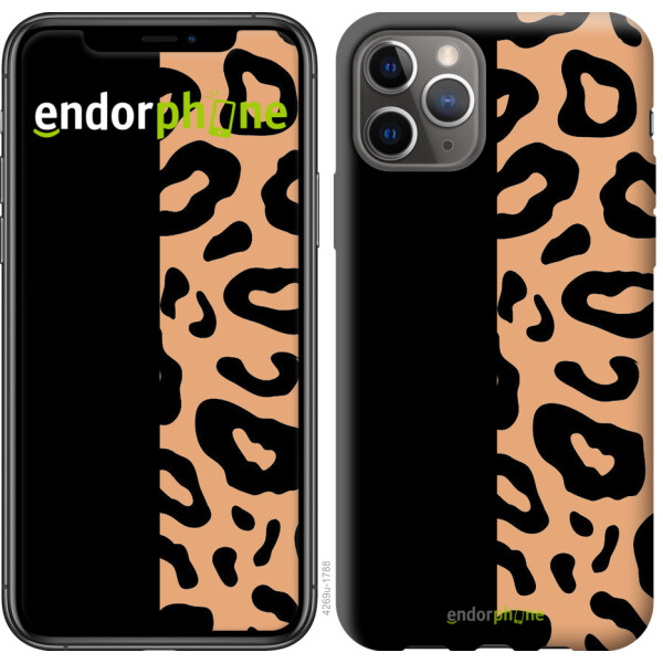 

Чехол на iPhone 11 Pro Пятна леопарда 4269t-1788, 2D пластик