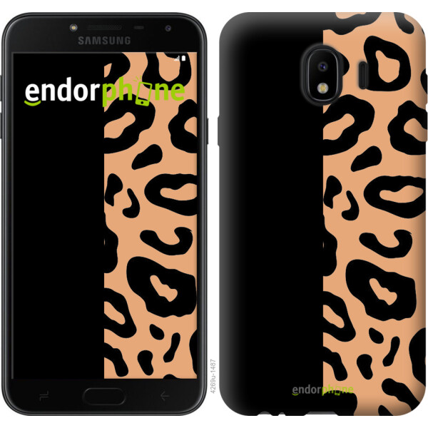 

Чехол на Samsung Galaxy J4 2018 Пятна леопарда 4269u-1487, Силикон