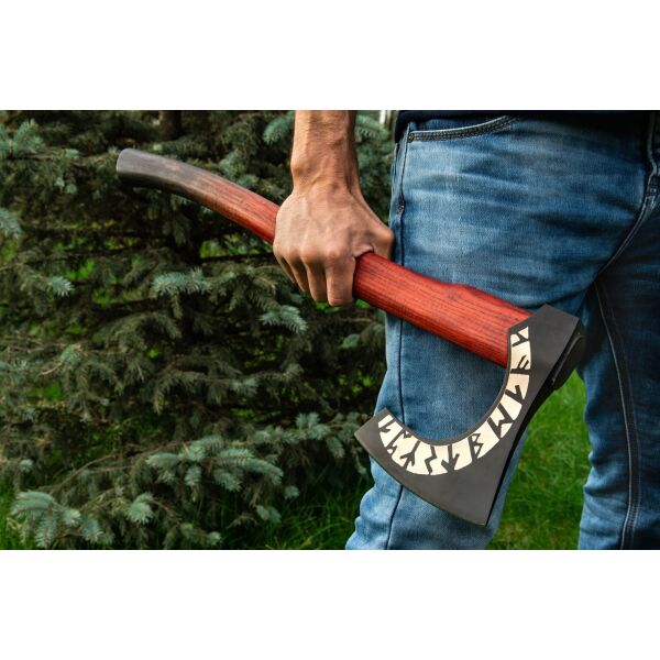 

Подарок для Мужчины топор Asgard кованый ручной работы axe-as-12