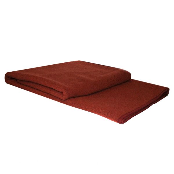 

Плед-покрывало шерстяной 140х200см 400г/м2 4P-18-brightlyred (Ярко красный)