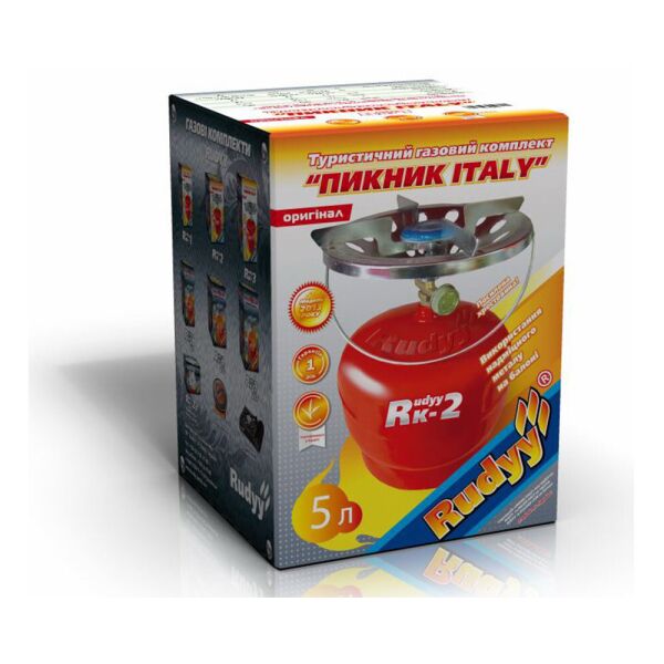 

Газовый баллон "Пикник-ITALY" 5л ПТ-8365